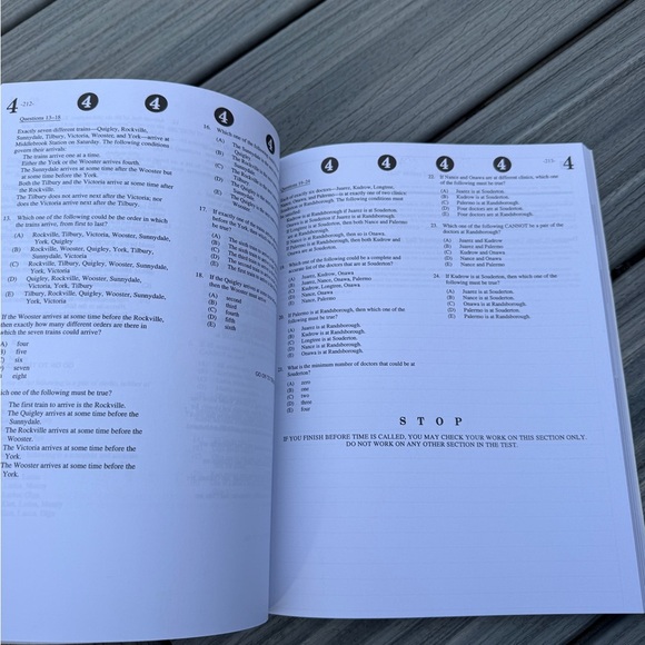 LSAT PrepTests Book in Purple and Orange - Picture 9 of 17